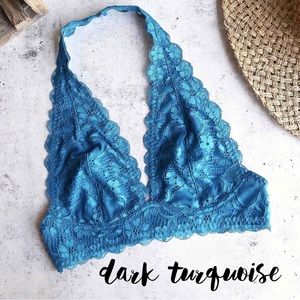 Free People Galloon Lace Halter Bralette